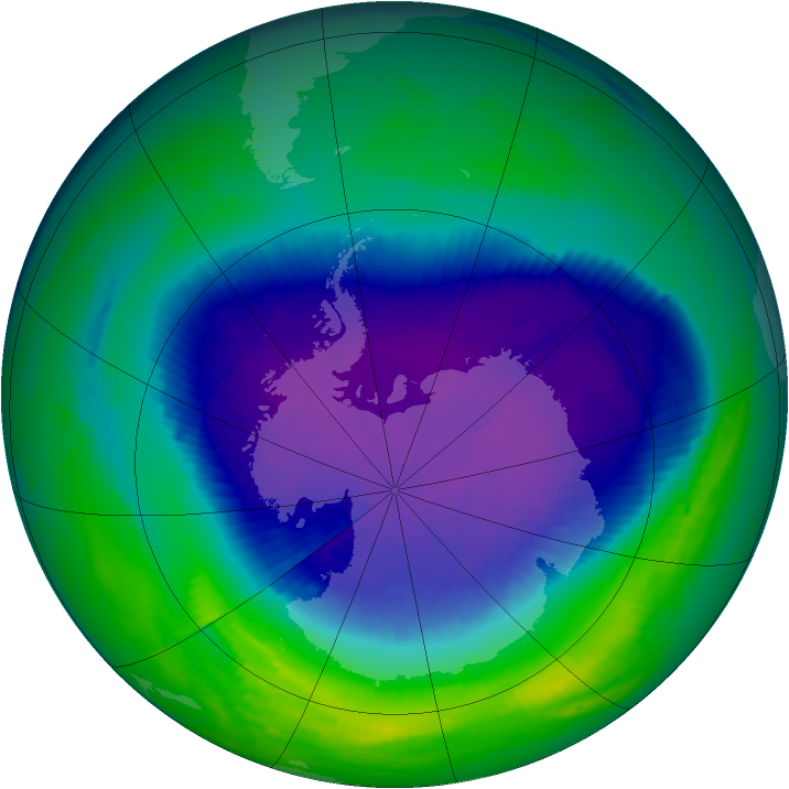 Ozone Map 1992-09-30